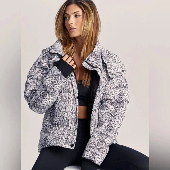 Varley Highland Puff Jacket Contrast Snake XS - Picture 14 of 16